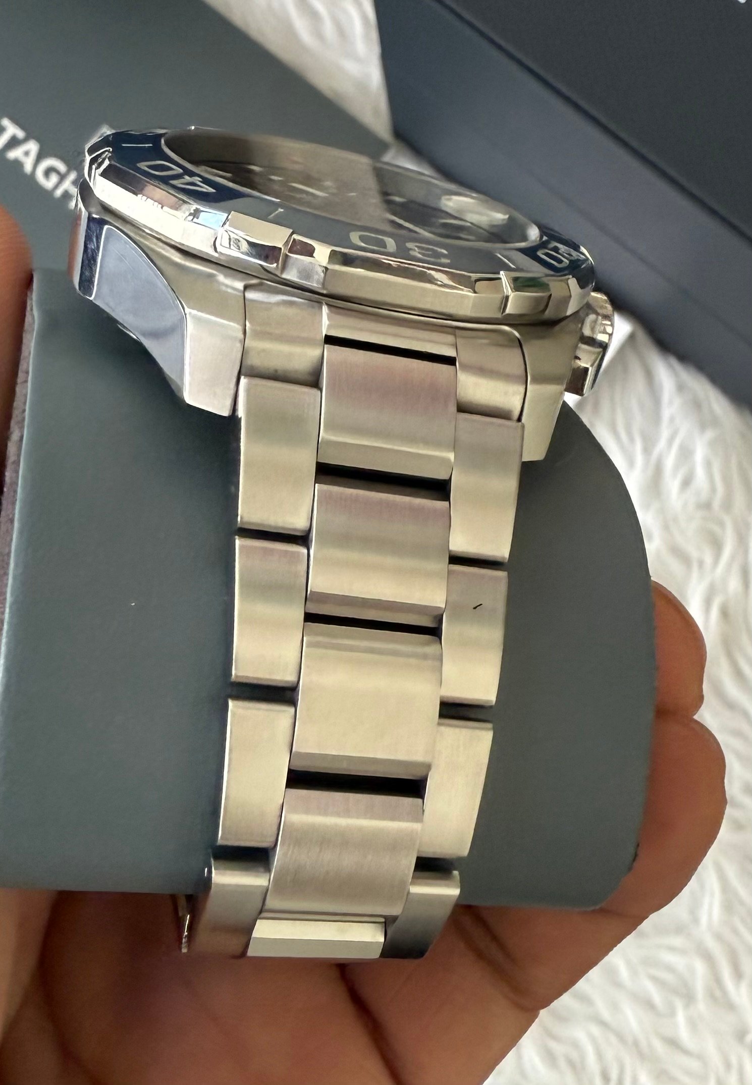 Tag Heuer Aquaracer Calibre 16 Blue Bezel - Image 5