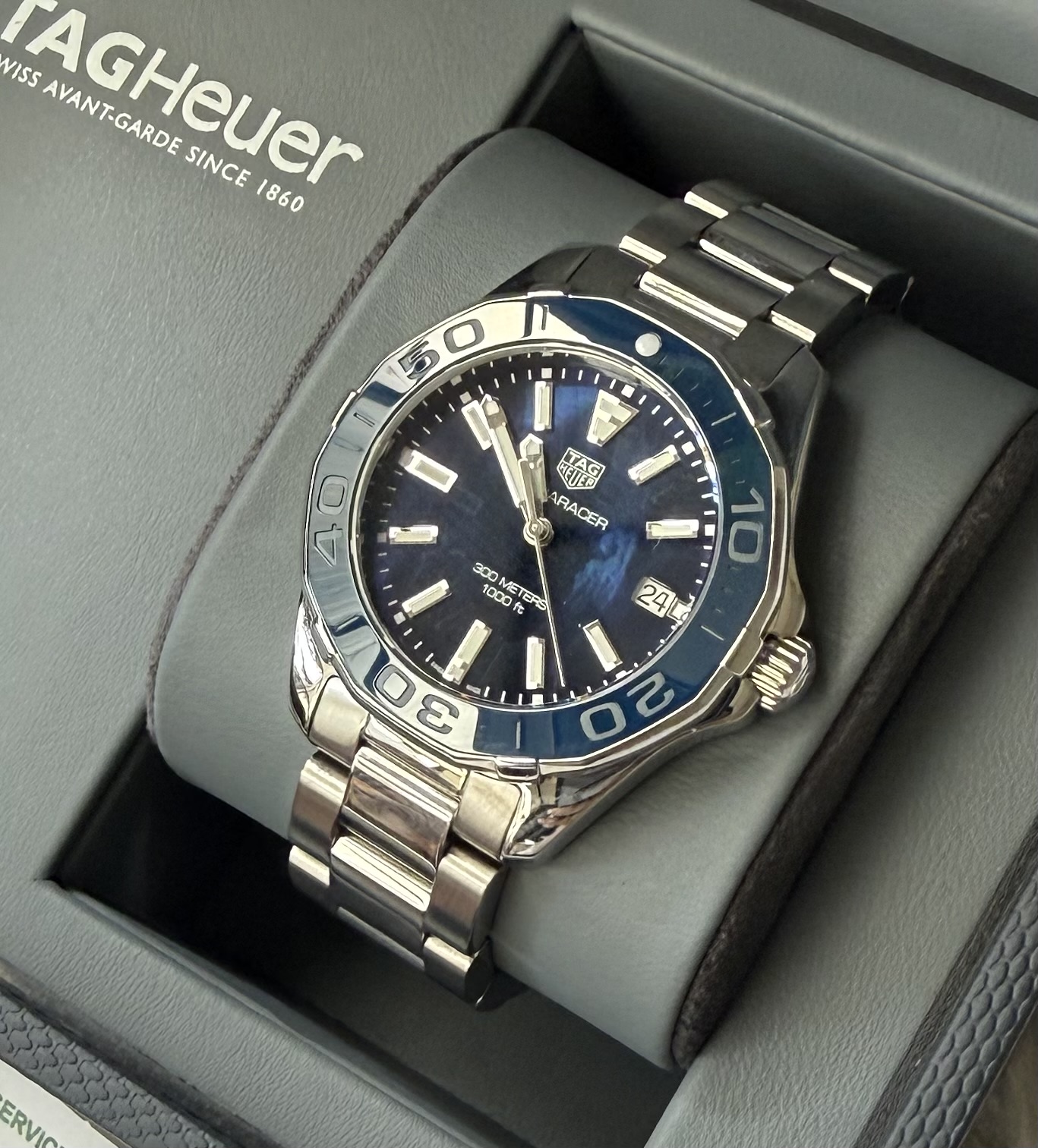 Tag Heuer Aquaracer Blue Mother of Pearl